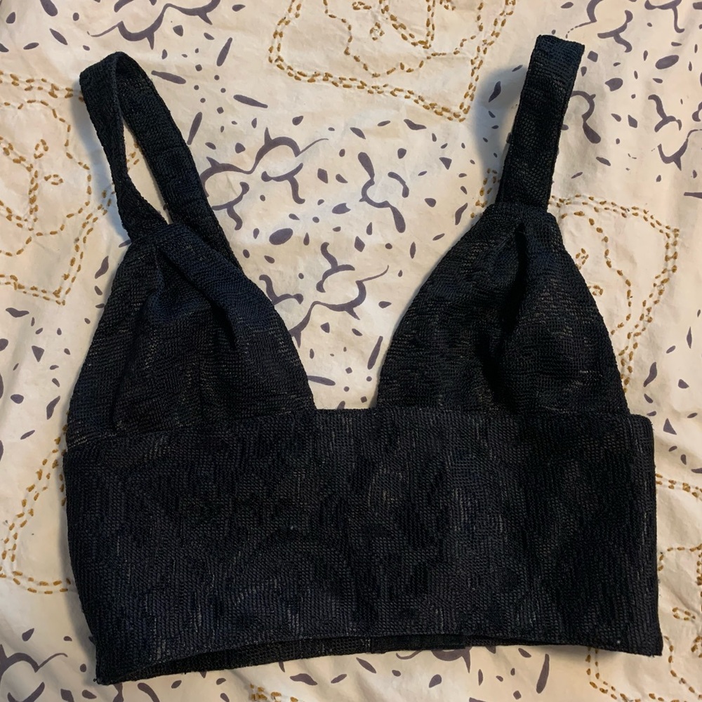 Cameo lace bra top